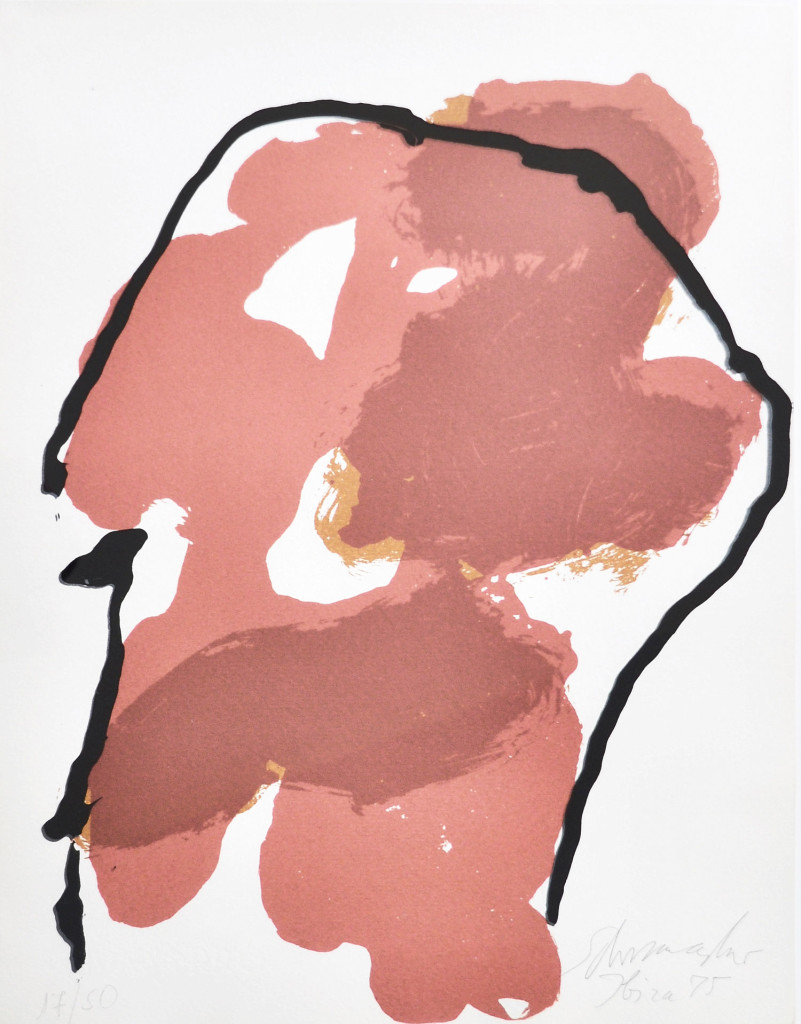 Emil Schumacher Grafik, Composition Ibiza, 1975
