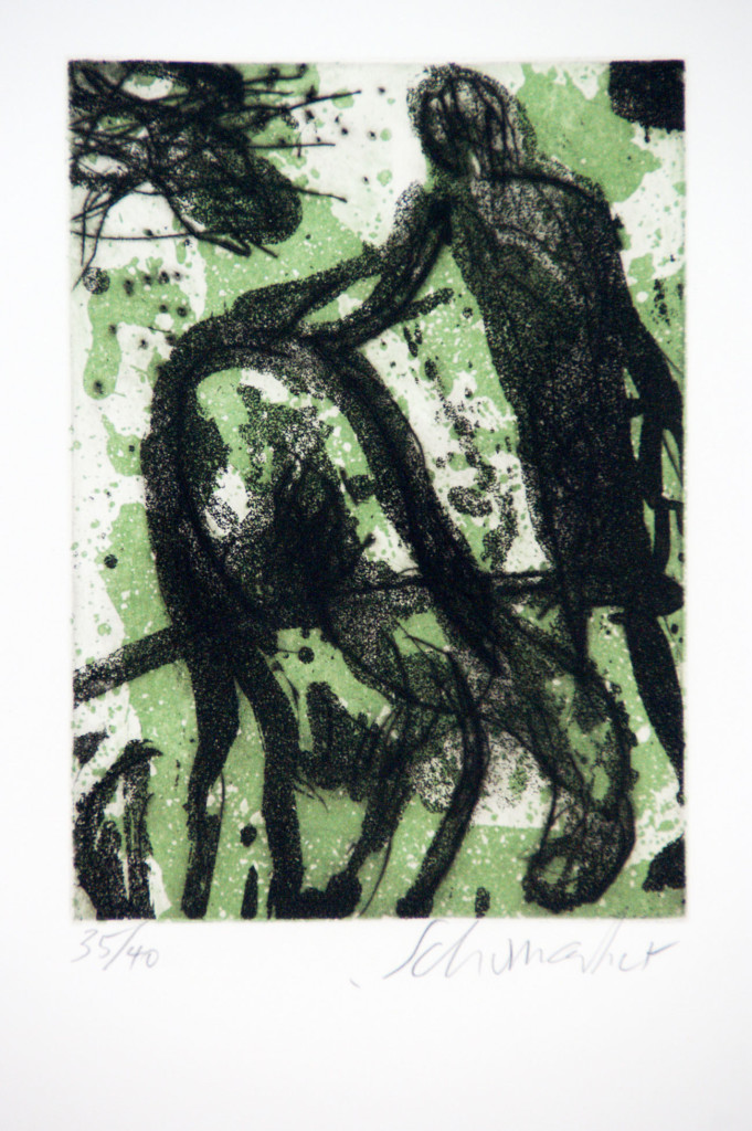 Emil Schumacher Grafik, Früchtestunde, 1996