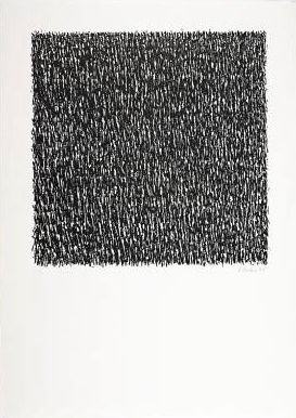 Günther Uecker Grafik, Manuelle Strukturen 7, 1975