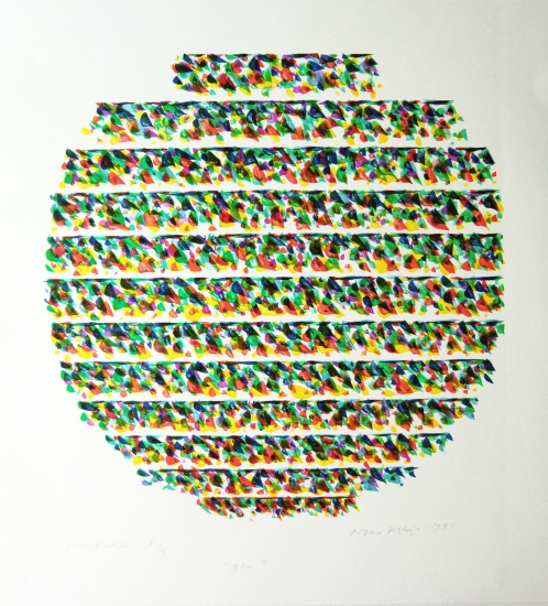 Piero Dorazio Grafik, Gea, 1981