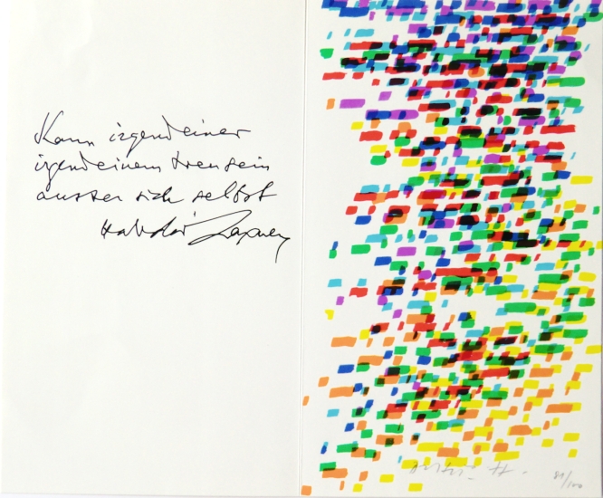 Piero Dorazio Grafik, Kirchspielchronik, 1977