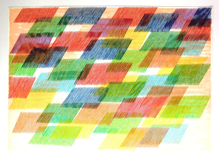 Piero Dorazio Grafik, Le ore, 1982