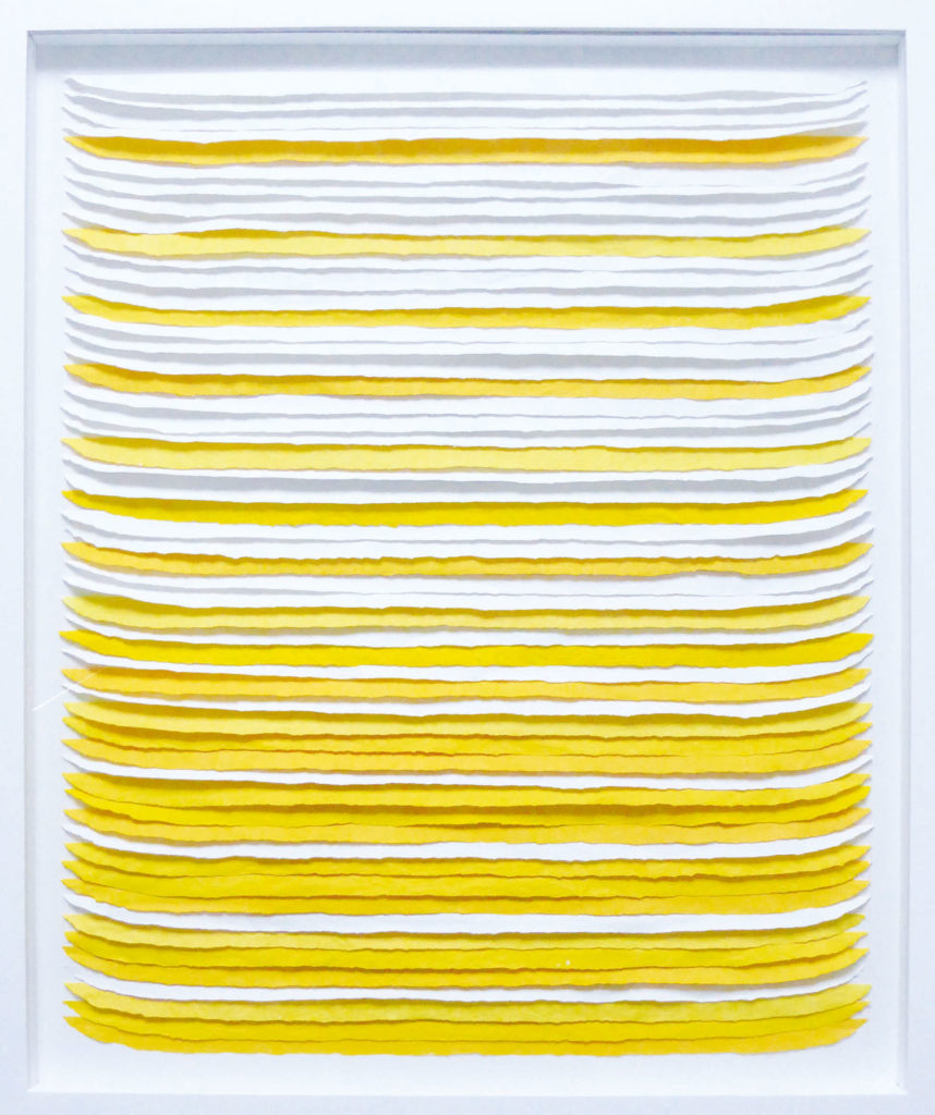 Frieda Martha Papierarbeit, Lichtgelber Tag, 2016