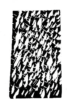 Günther Uecker Prägedruck, Lichtregen I, 1990