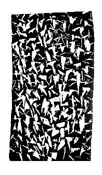 Günther Uecker Prägedruck, Verletzung, 1988