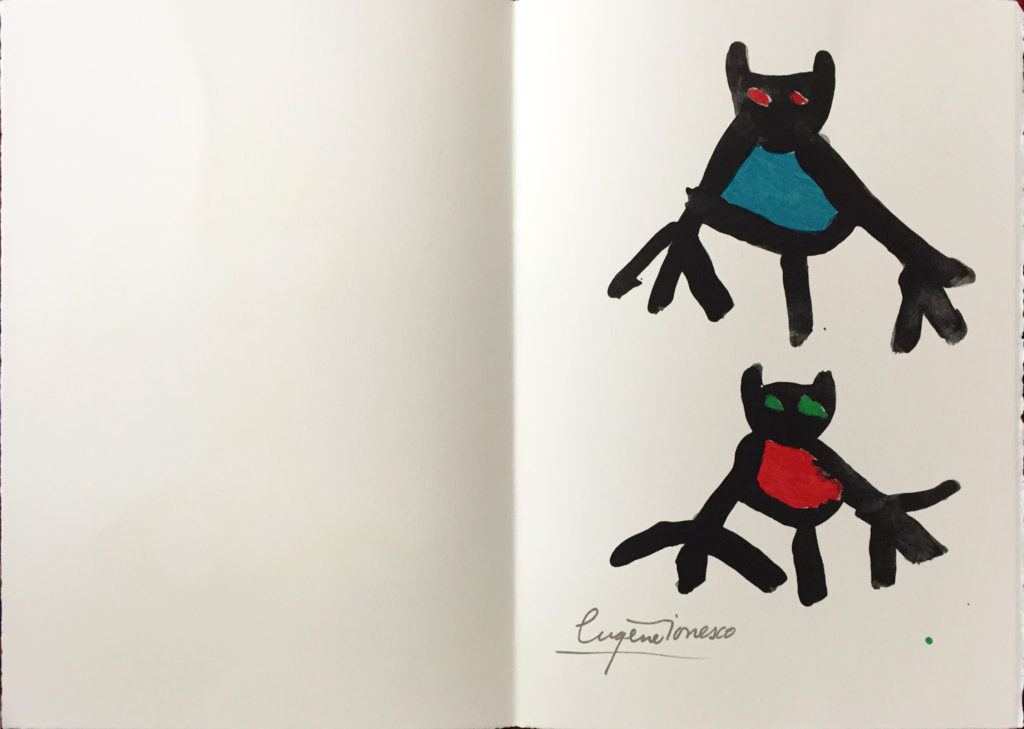 Eugene Ionesco Grafik, Jahresgabe 1987
