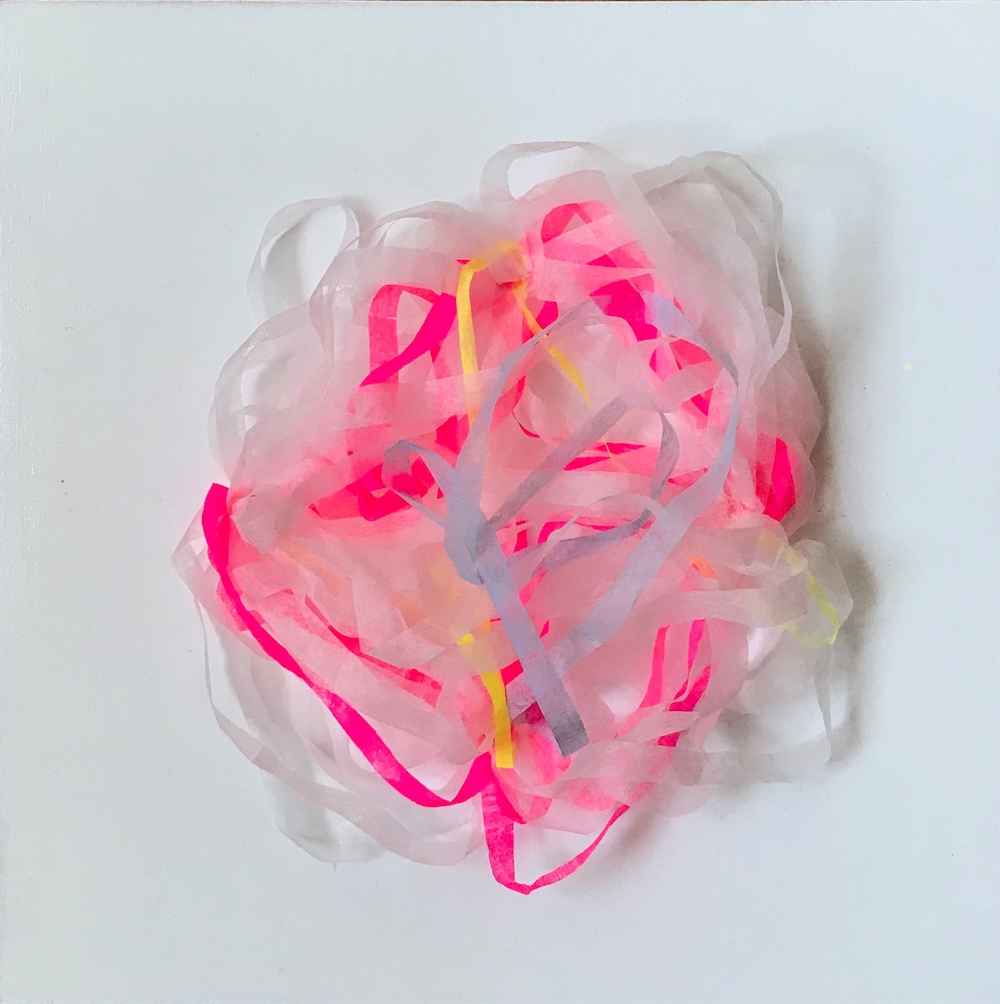Frieda Martha Papierarbeit, Spiel mit der Farbe, 2017